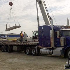 Loading Our Trucks For Client Delivery